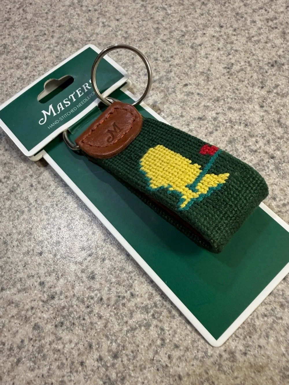 2026 Masters Tournament Hand-Stitched Needlepoint Key fob!!🔥🔥🔥 - Picture 9 of 10